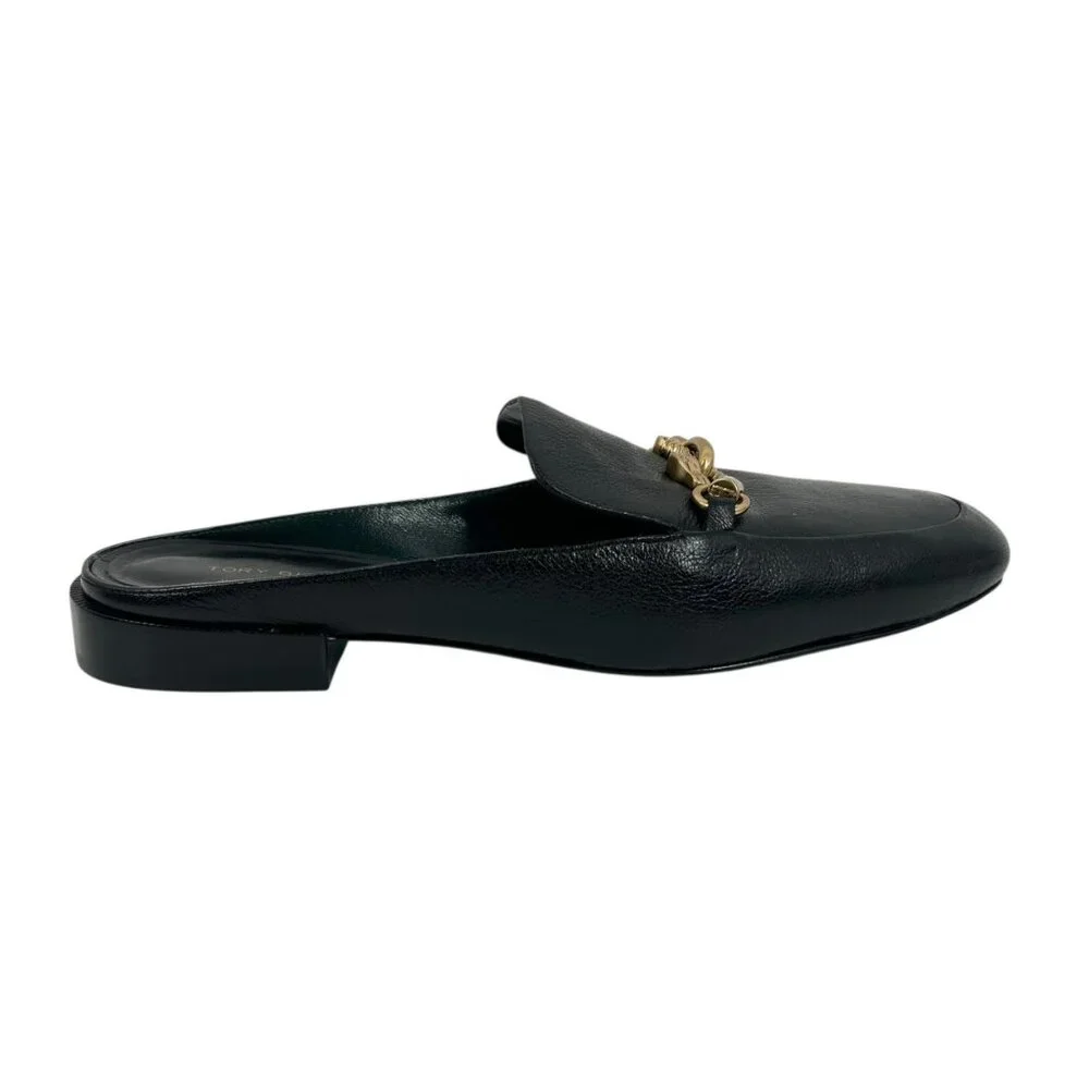 NWOB Tory Burch Jessa Horse Bit Backless Loafer Mules